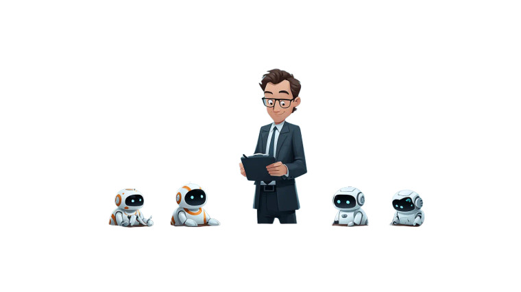 Robotic Team Meeting Vinyl Car Decal Sticker – Waterproof & UV-Resistant 