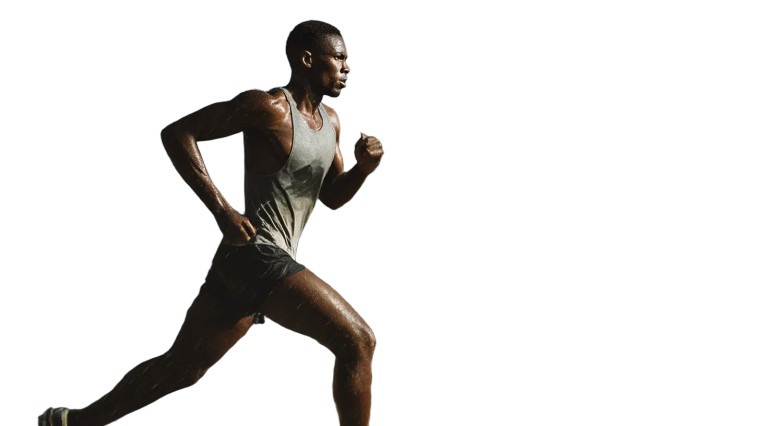 Running Athlete V6 Vinyl Car Decal Sticker – Waterproof & UV-Resistant 