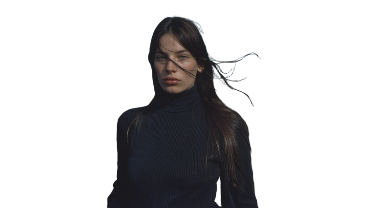 Autumn Portrait Beauty Vinyl Car Decal Sticker – Waterproof & UV-Resistant 