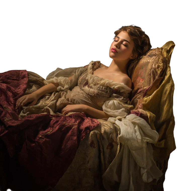 Dreamy Reclining Woman Vinyl Car Decal Sticker – Waterproof & UV-Resistant 