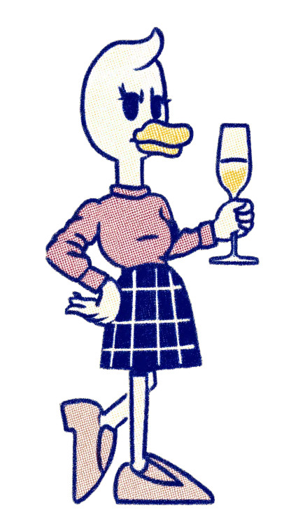 Vintage Seagull Mascot Vinyl Car Decal Sticker – Waterproof & UV-Resistant 