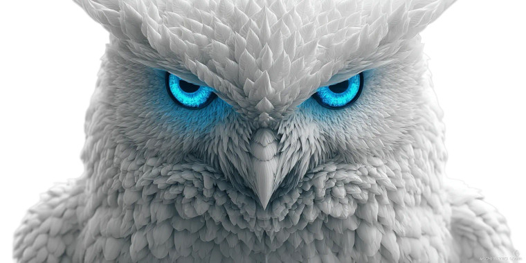 Majestic Owl Head Vinyl Car Decal Sticker – Waterproof & UV-Resistant 