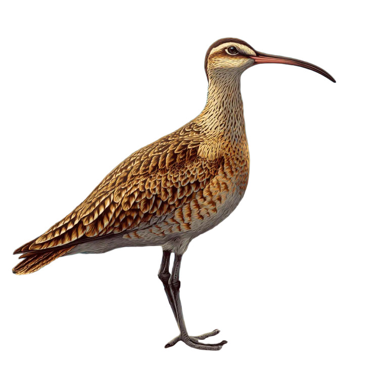 Wise Whimbrel Vinyl Car Decal Sticker – Waterproof & UV-Resistant 