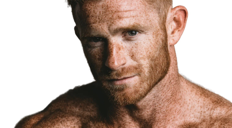 Red-Haired Man Vinyl Car Decal Sticker – Waterproof & UV-Resistant 