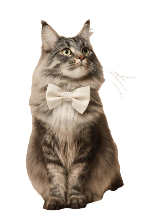 Majestic Silver Tabby Vinyl Car Decal Sticker – Waterproof & UV-Resistant 