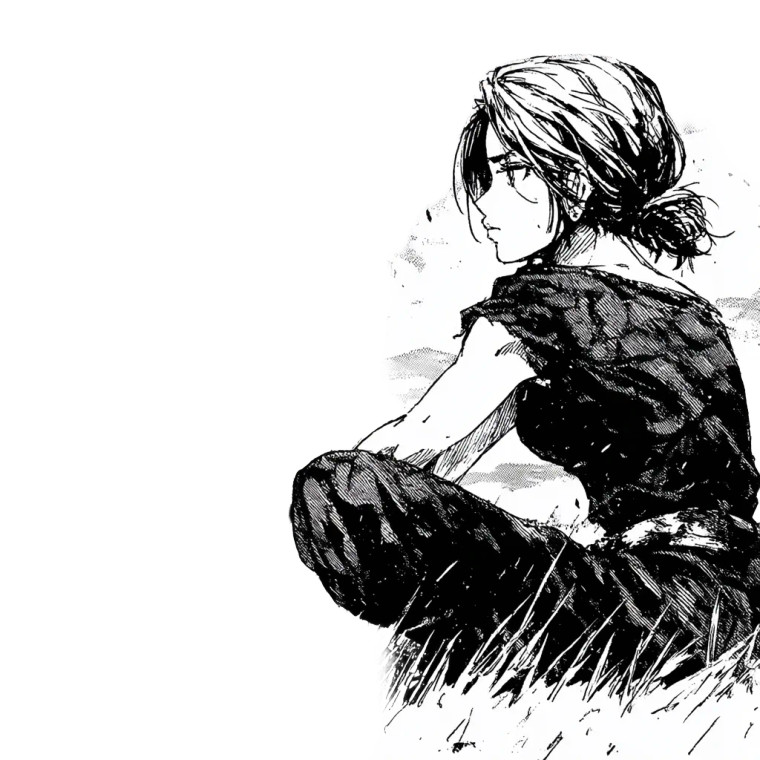 Sad Manga Girl Vinyl Car Decal Sticker – Waterproof & UV-Resistant 