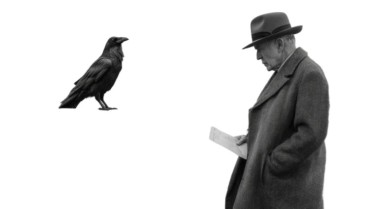 Raven On Mailbox Vinyl Car Decal Sticker – Waterproof & UV-Resistant 