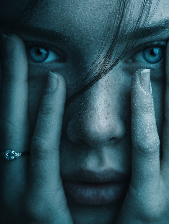 Moody Cinematic Portrait V2 Vinyl Car Decal Sticker – Waterproof & UV-Resistant 