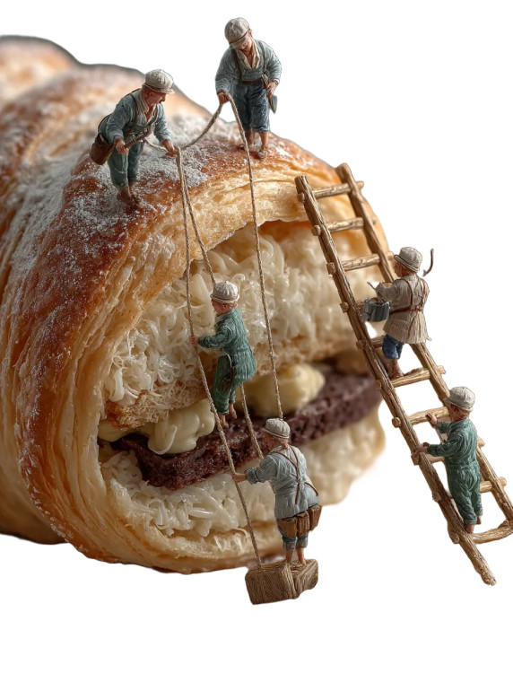 Tiny Bakers At Work Vinyl Car Decal Sticker – Waterproof & UV-Resistant 