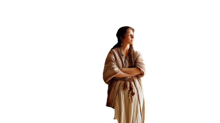 Biblical Hebrew Woman Vinyl Car Decal Sticker – Waterproof & UV-Resistant 