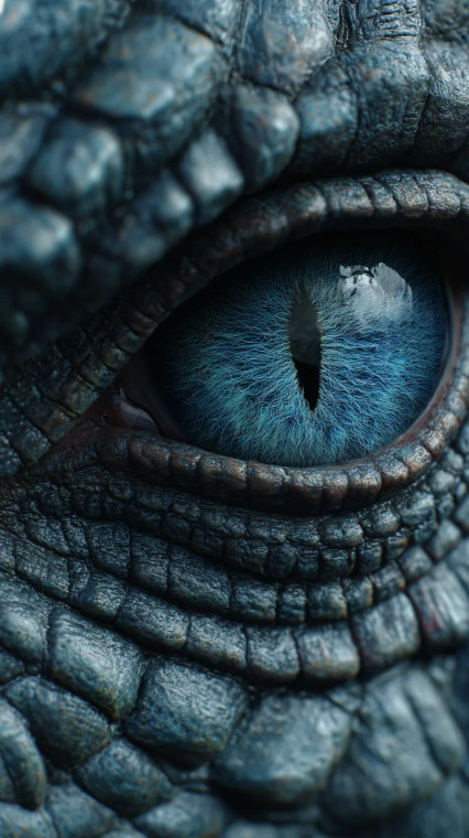Dragon'S Blue Eye Vinyl Car Decal Sticker – Waterproof & UV-Resistant 