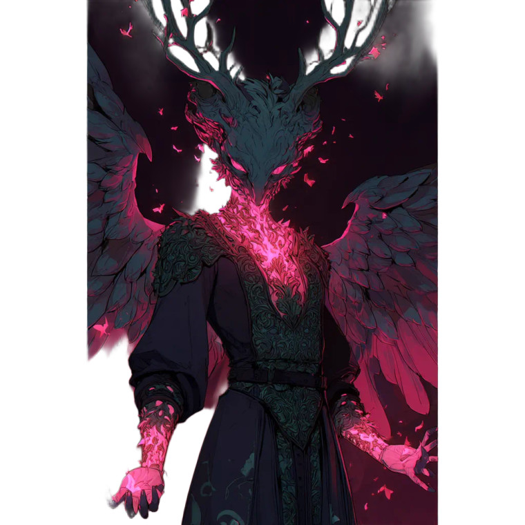 Shadowfell Fey Vinyl Car Decal Sticker – Waterproof & UV-Resistant 
