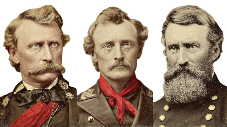 Cavalry Officers Portrait Vinyl Car Decal Sticker – Waterproof & UV-Resistant 