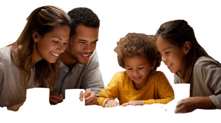 Family Reading Bible Vinyl Car Decal Sticker – Waterproof & UV-Resistant 