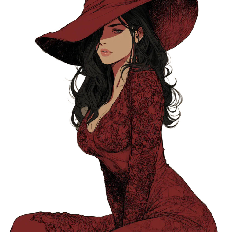 Attractive Witch Vinyl Car Decal Sticker – Waterproof & UV-Resistant 