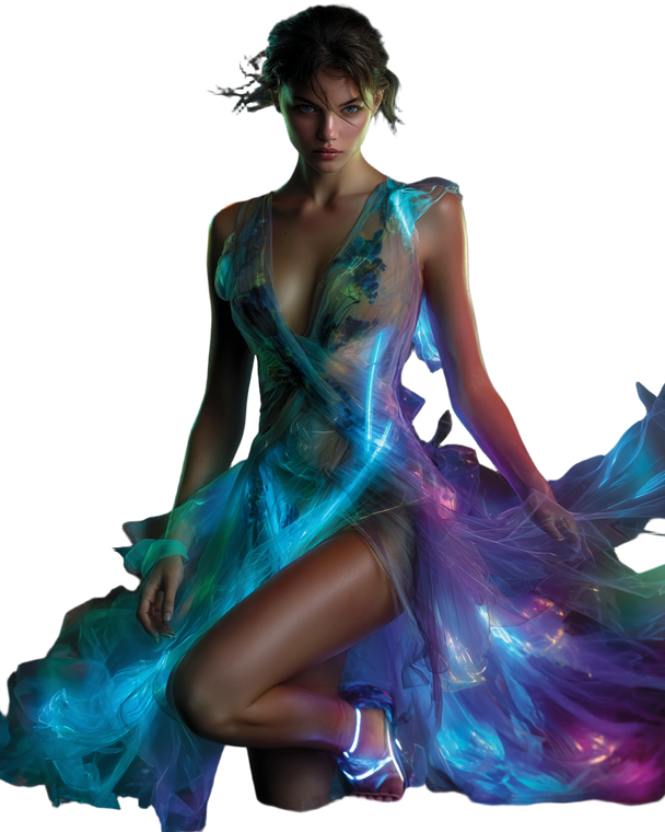 Futuristic Fashion Model V62 Vinyl Car Decal Sticker – Waterproof & UV-Resistant 