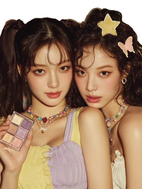 Asian Girls Showcasing Makeup Vinyl Car Decal Sticker – Waterproof & UV-Resistant 