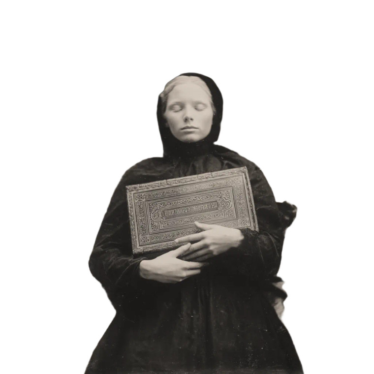 Victorian Albino Woman Vinyl Car Decal Sticker – Waterproof & UV-Resistant 