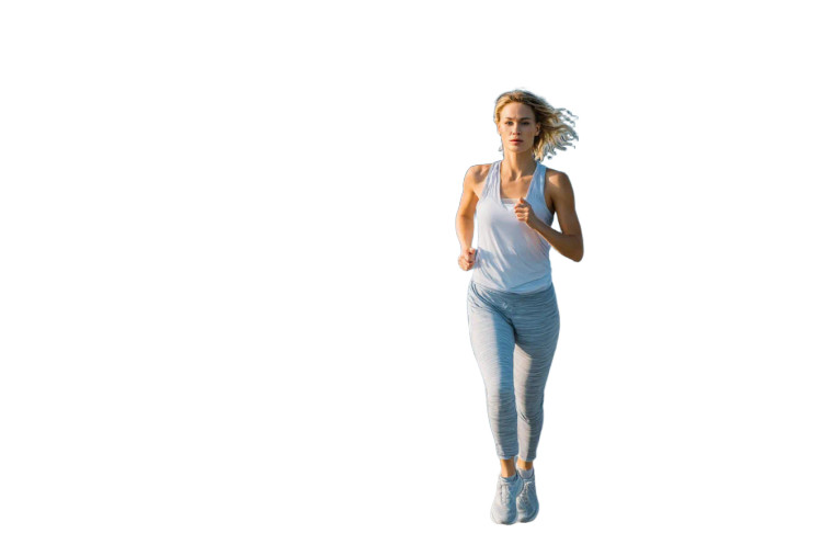 Jogging In Park Vinyl Car Decal Sticker – Waterproof & UV-Resistant 