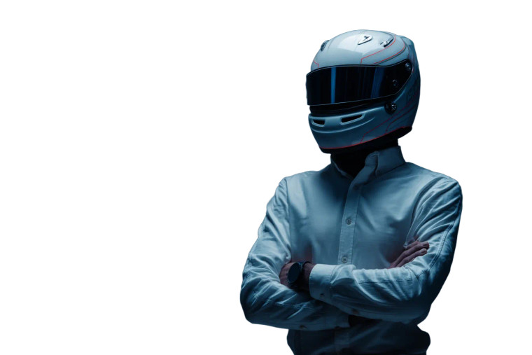 Confident Racing Enthusiast Vinyl Car Decal Sticker – Waterproof & UV-Resistant 