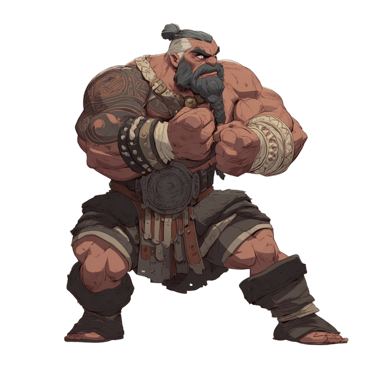 Dwarven Barbarian V2 Vinyl Car Decal Sticker – Waterproof & UV-Resistant 