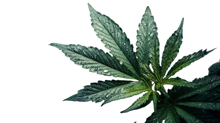 Healthy Cannabis Leaf Vinyl Car Decal Sticker – Waterproof & UV-Resistant 