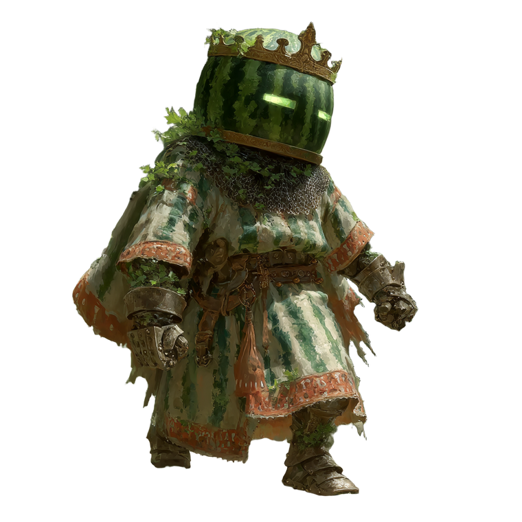 Watermelon King Vinyl Car Decal Sticker – Waterproof & UV-Resistant 