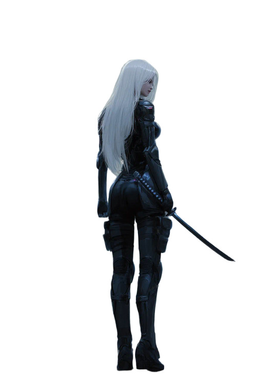 Cyberpunk Warrior V40 Vinyl Car Decal Sticker – Waterproof & UV-Resistant 