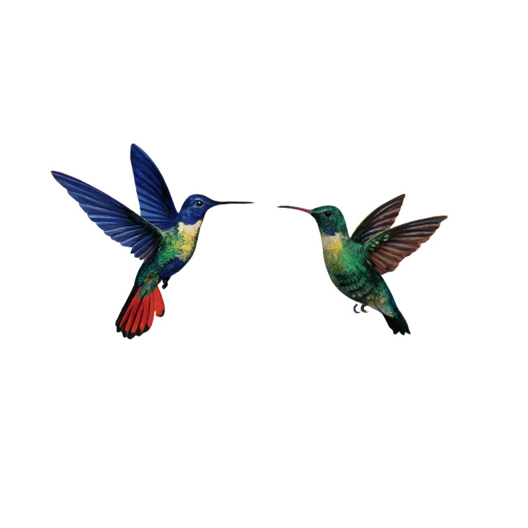 Vibrant Garden Scene Vinyl Car Decal Sticker – Waterproof & UV-Resistant 