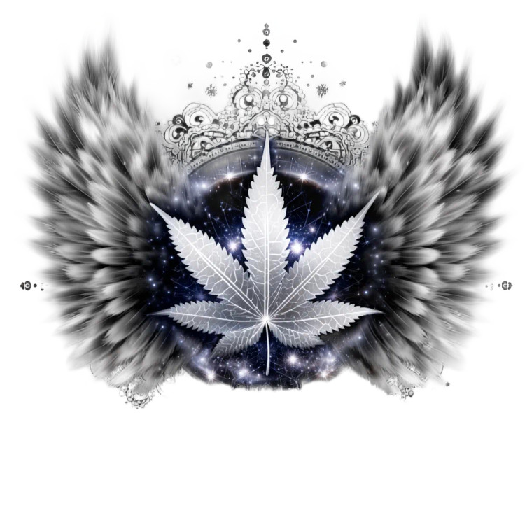 Winged Marijuana Scorpio Vinyl Car Decal Sticker – Waterproof & UV-Resistant 