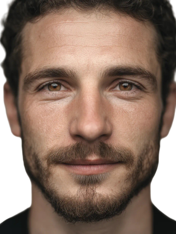 Portrait Of Man V10 Vinyl Car Decal Sticker – Waterproof & UV-Resistant 