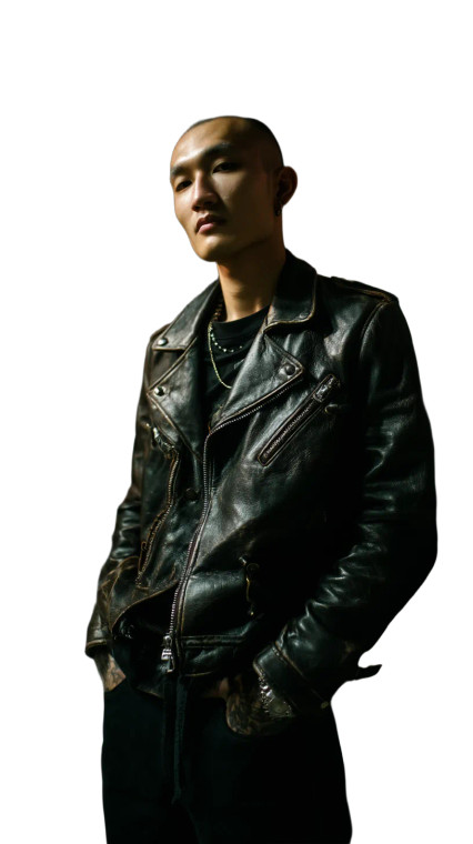 Punk Asian Man Vinyl Car Decal Sticker – Waterproof & UV-Resistant 