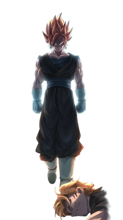 Vegito Victorious Vinyl Car Decal Sticker – Waterproof & UV-Resistant 