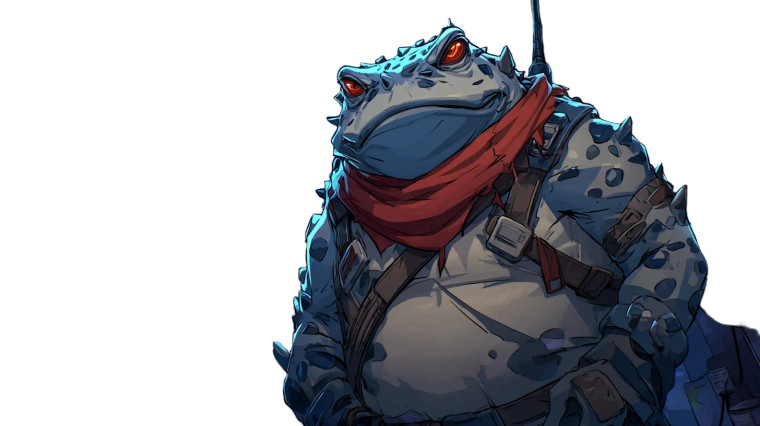 Toad Astronaut Vinyl Car Decal Sticker – Waterproof & UV-Resistant 