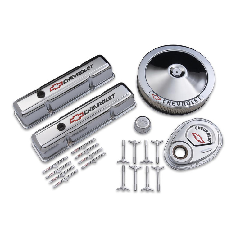 Upgrade Your Chevy Small Block V8 with Proform Parts Chrome Engine Dress Up Kit