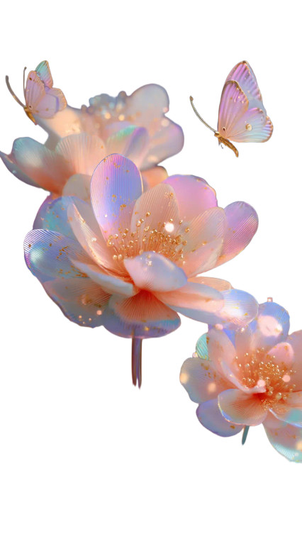 Dreamy Rainbow Flowers Vinyl Car Decal Sticker – Waterproof & UV-Resistant 