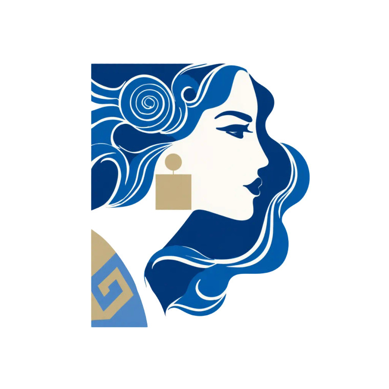 Elegant Greek Goddess Vinyl Car Decal Sticker – Waterproof & UV-Resistant 