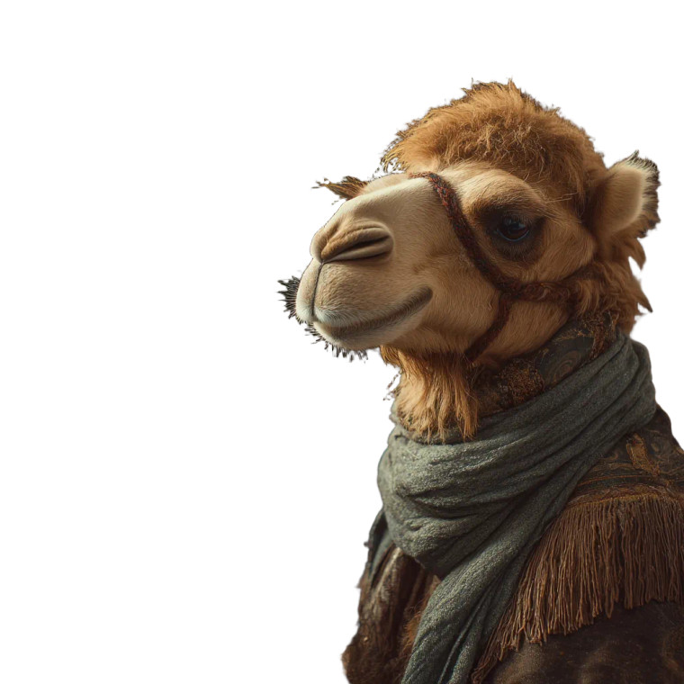 Camel Playing Piano Vinyl Car Decal Sticker – Waterproof & UV-Resistant 