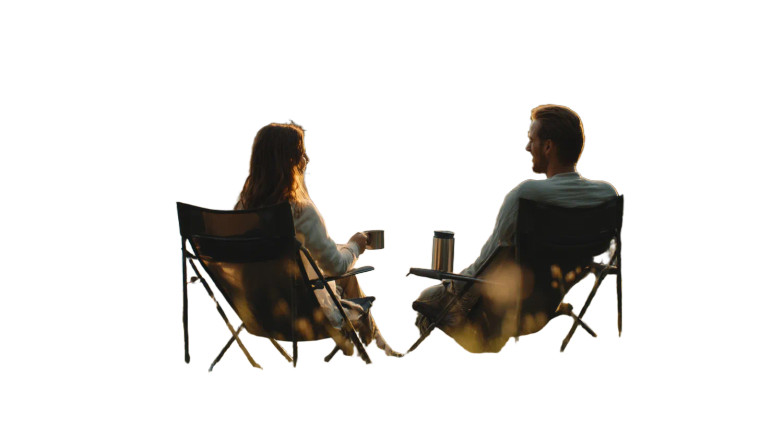 Austrian Couple By Lake Vinyl Car Decal Sticker – Waterproof & UV-Resistant 