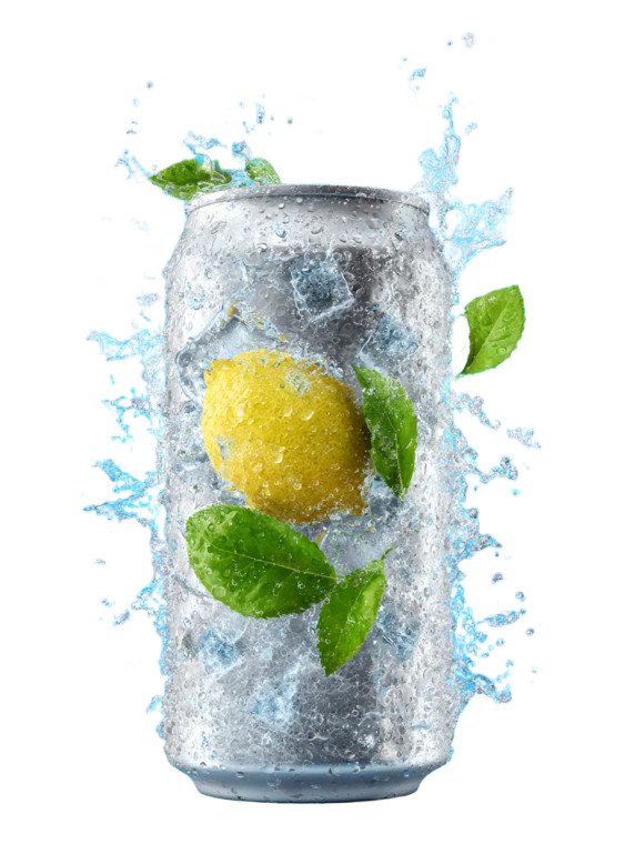 Soda Can Splash Vinyl Car Decal Sticker – Waterproof & UV-Resistant 