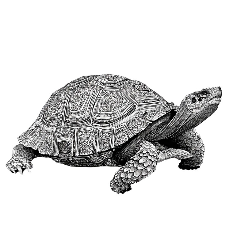 Wise Old Turtle V2 Vinyl Car Decal Sticker – Waterproof & UV-Resistant 