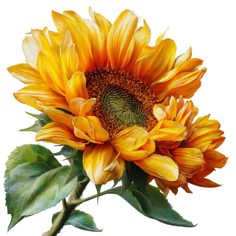 Flying Sunflower Vinyl Car Decal Sticker – Waterproof & UV-Resistant 