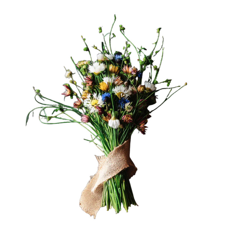 Spring Flower Bouquet V5 Vinyl Car Decal Sticker – Waterproof & UV-Resistant 