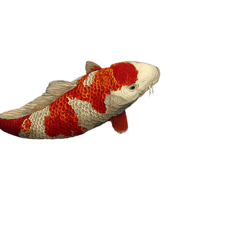 Koi Fish Vinyl Car Decal Sticker – Waterproof & UV-Resistant  Koi Fish Vinyl Car Decal Sticker – Waterproof & UV-Resistant