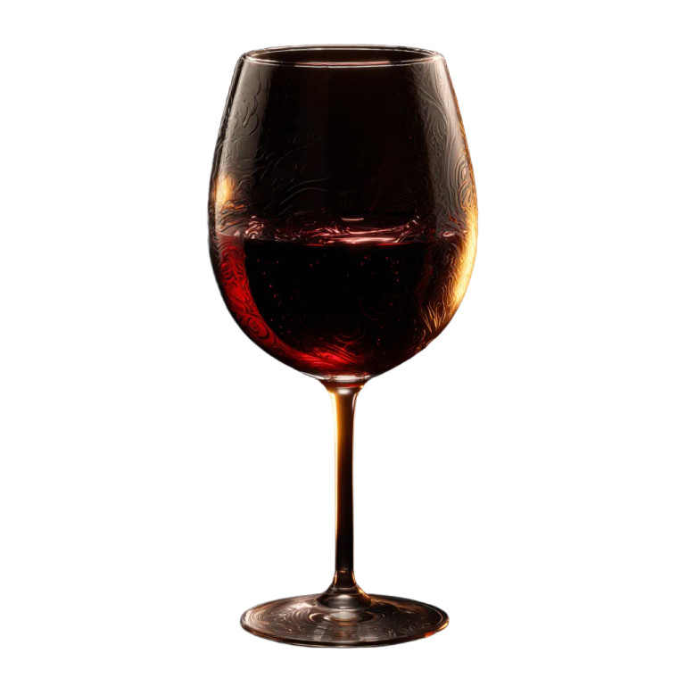 Glass Wine Vinyl Car Decal Sticker – Waterproof & UV-Resistant 