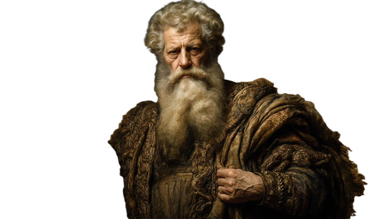Prophet Moses Portrait Vinyl Car Decal Sticker – Waterproof & UV-Resistant 