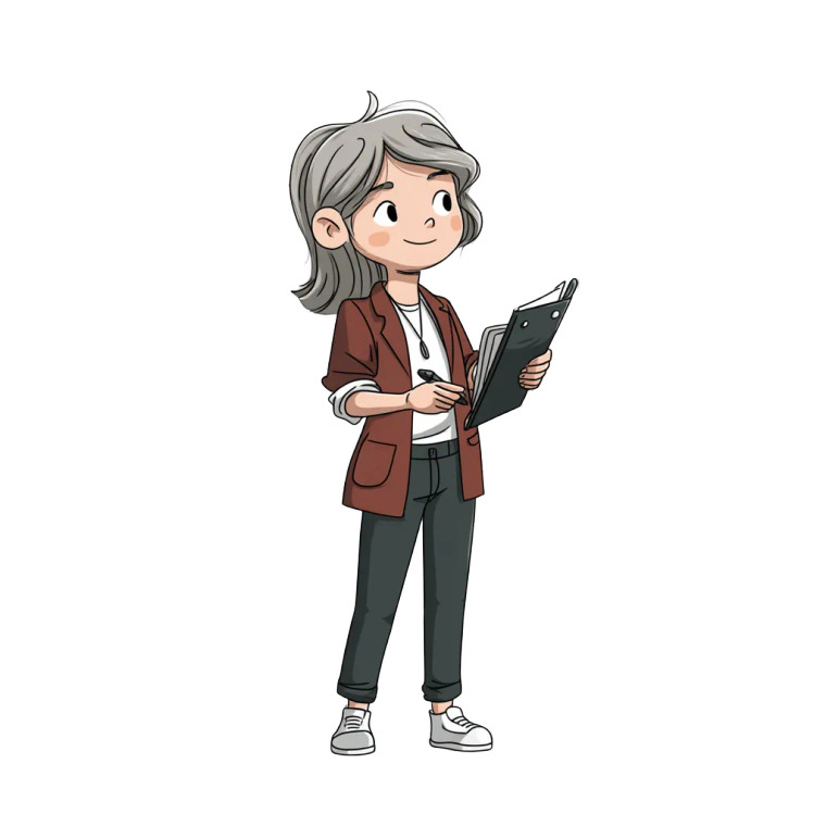 Business Professional Cartoon Vinyl Car Decal Sticker – Waterproof & UV-Resistant 