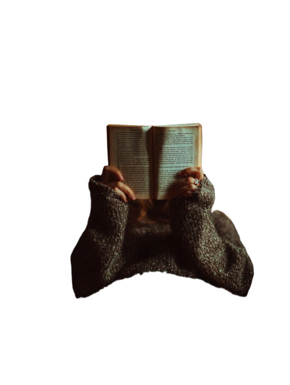 Reading In Comfort V2 Vinyl Car Decal Sticker – Waterproof & UV-Resistant 