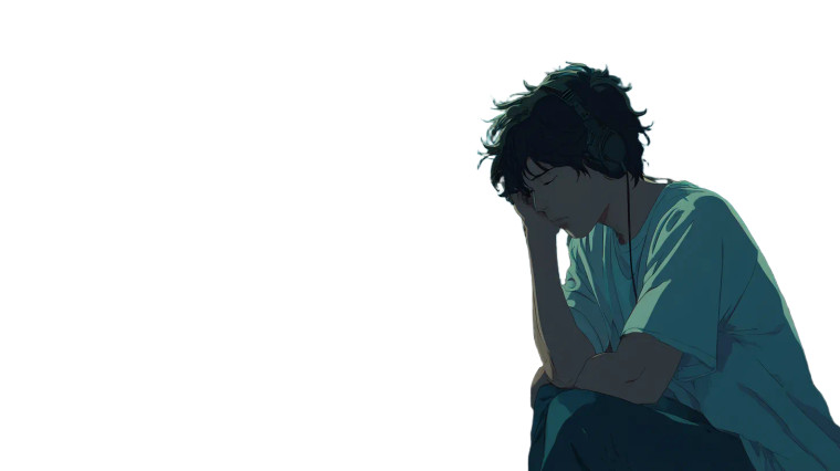 Lonely Night Melody Vinyl Car Decal Sticker – Waterproof & UV-Resistant 