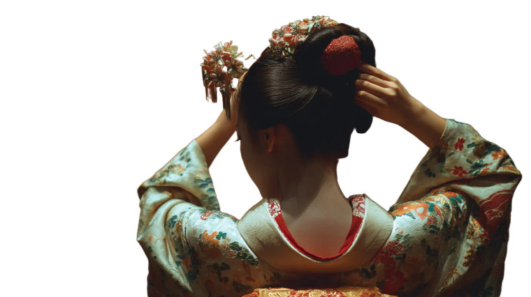 Maiko Dressing Vinyl Car Decal Sticker – Waterproof & UV-Resistant 